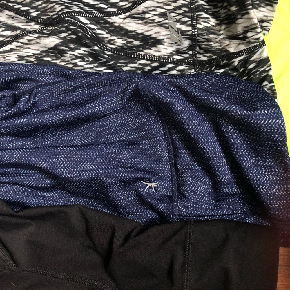 Three pairs of leggings